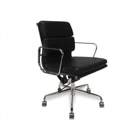 Calibre Soft Pad Boardroom Office Chair - Black OC103-Office/Gaming Chairs-Calibre-Prime Furniture