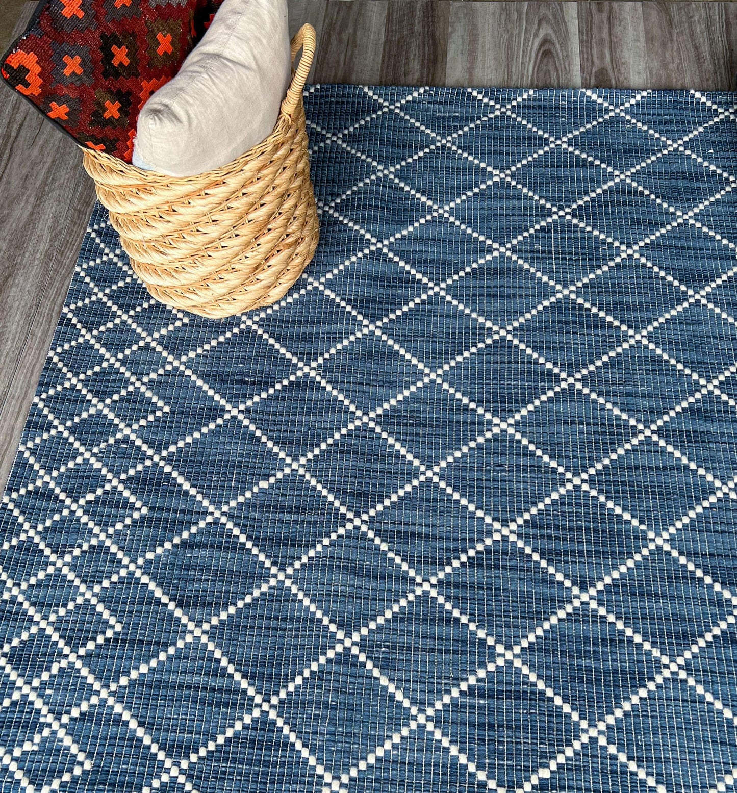 Argyle Blue-Rug-The Rug Co-155x225-Prime Furniture