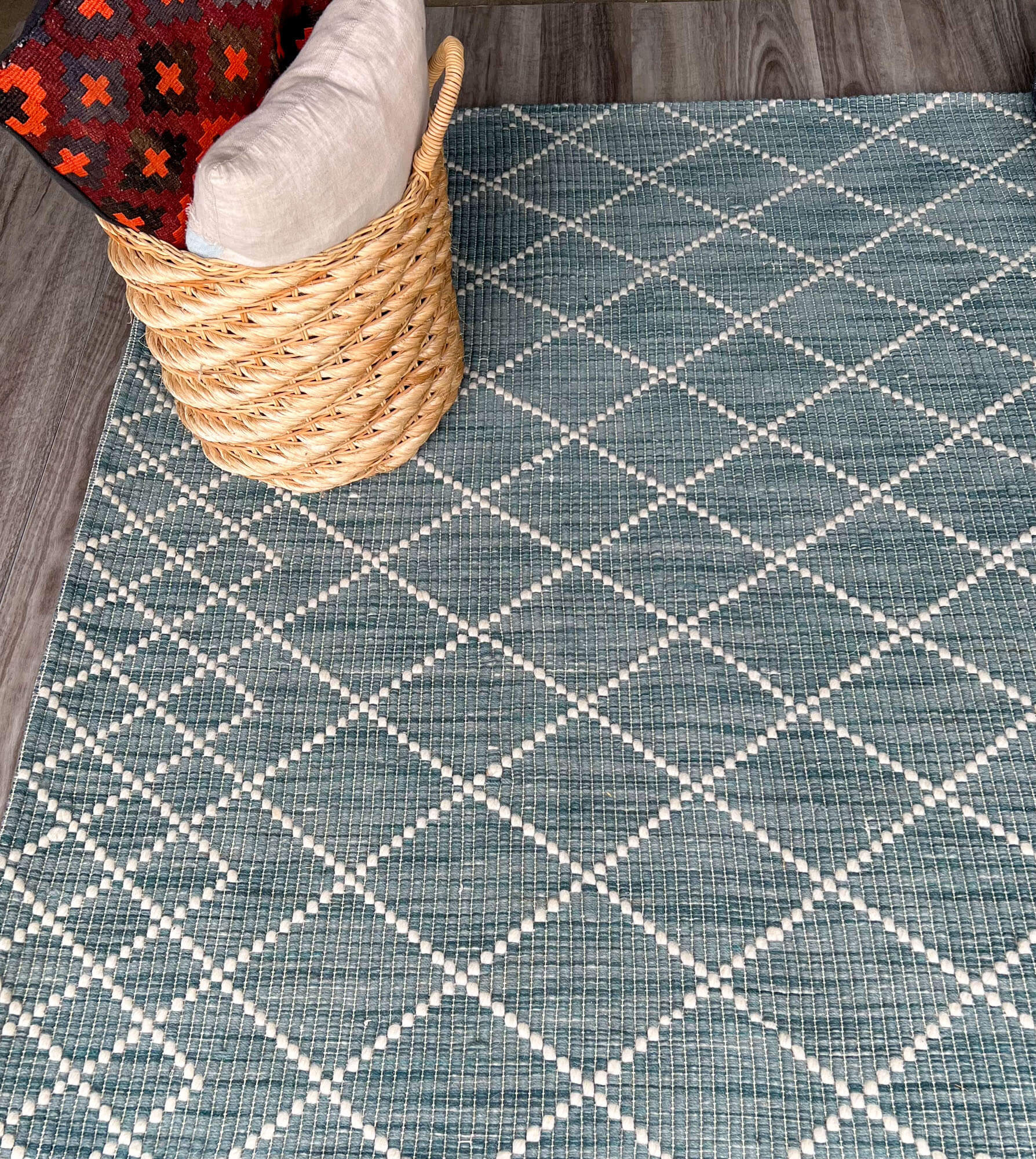 Argyle Teal-Rug-The Rug Co-155x225-Prime Furniture