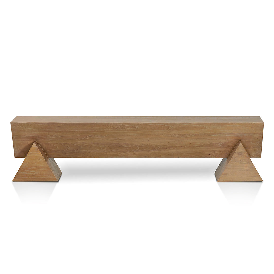 1.9m Elm Bench - Natural-Benches-Calibre-Prime Furniture