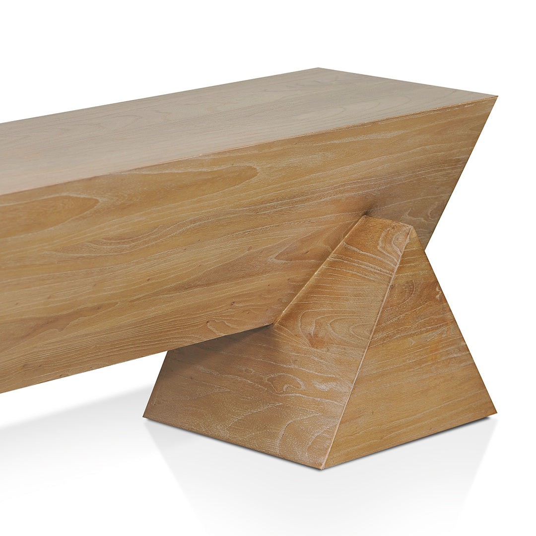 1.9m Elm Bench - Natural-Benches-Calibre-Prime Furniture