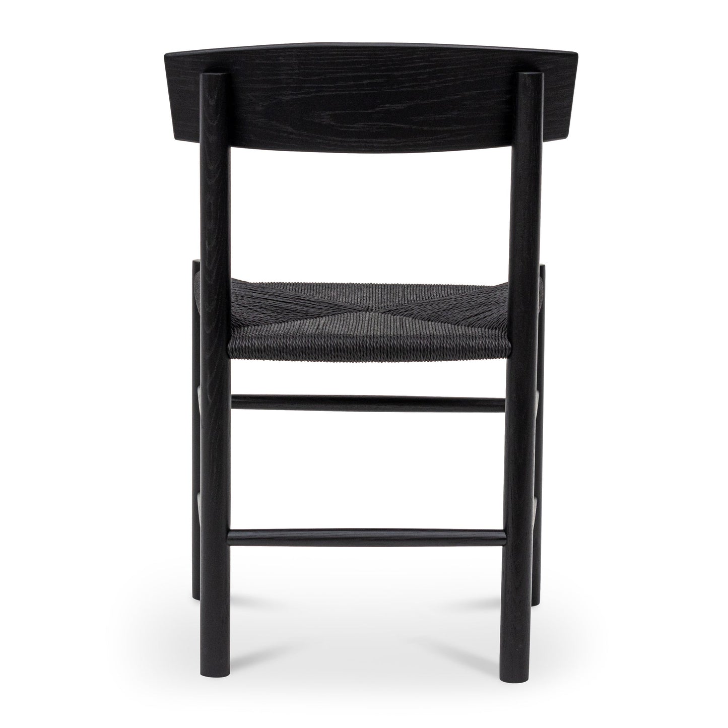 Rattan Dining Chair - Full Black (Set of 2)-Dining Chair-Calibre-Prime Furniture