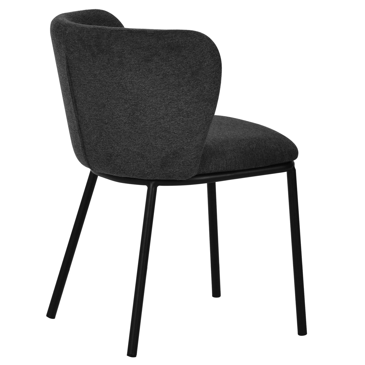 Fabric Dining Chair - Charcoal Grey (Set of 2)-Dining Chair-Calibre-Prime Furniture