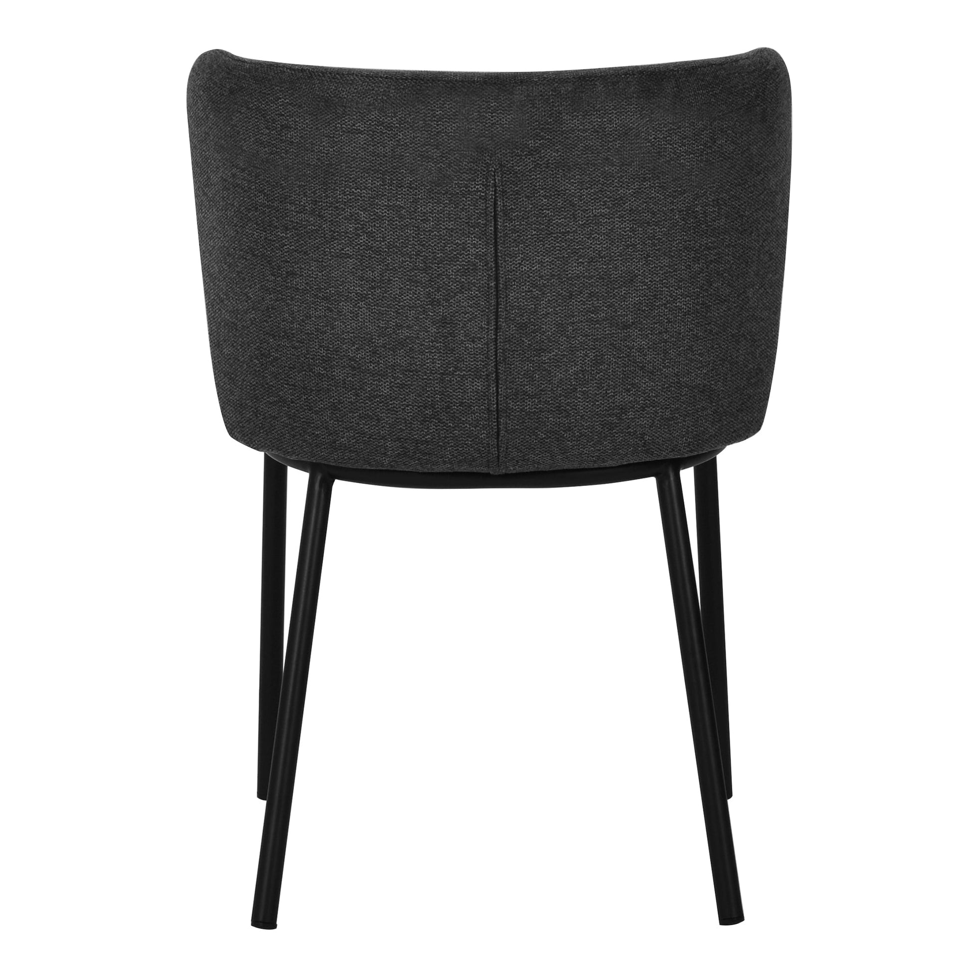 Fabric Dining Chair - Charcoal Grey (Set of 2)-Dining Chair-Calibre-Prime Furniture