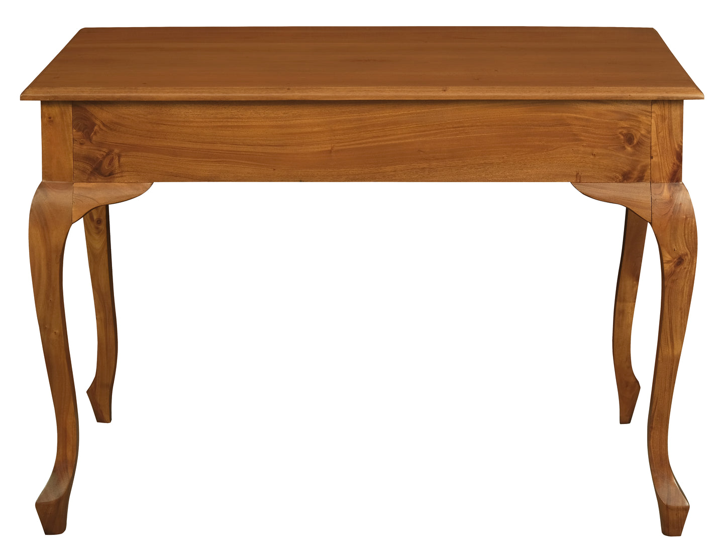 Queen Anne 2 Drawer Desk (Light Pecan)-Desk-Centrum Furniture-Prime Furniture