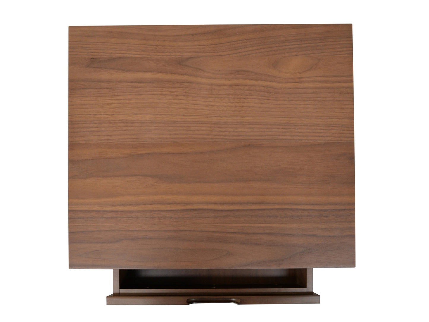 Calibre SQ Wooden Bedside Table - Walnut-Side Table-Calibre-Prime Furniture