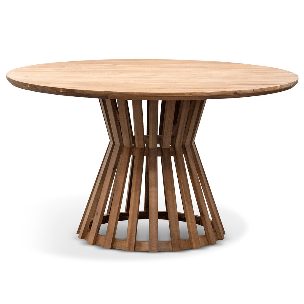 1.35m Round Dining Table - Natural Light-Dining Table-Calibre-Prime Furniture