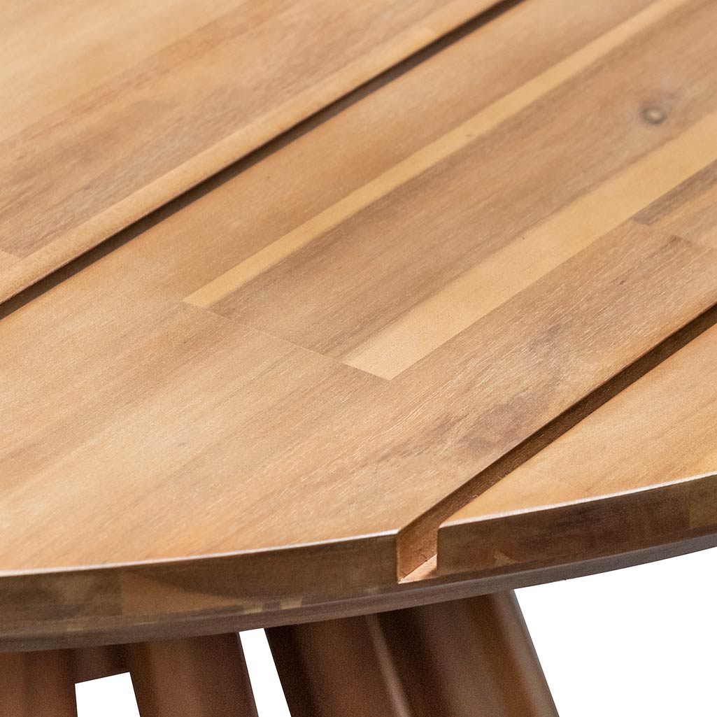 1.35m Round Dining Table - Natural Light-Dining Table-Calibre-Prime Furniture