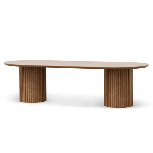 2.8m Wooden Dining Table - Natural-Dining Table-Calibre-Prime Furniture