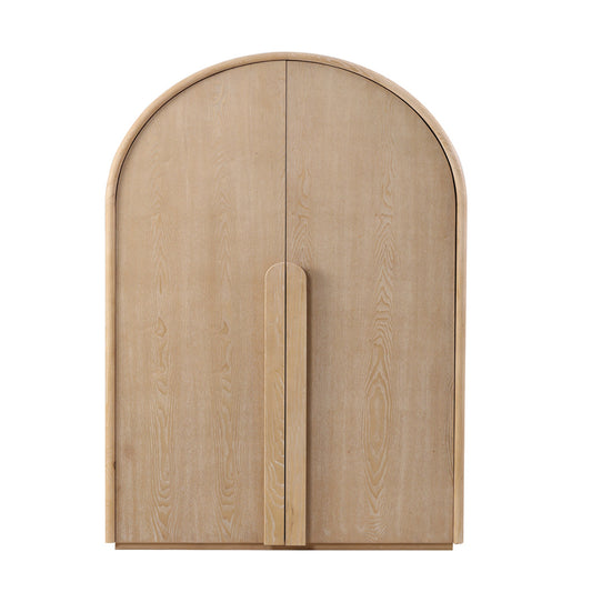 Ash Curve Cabinet - Natural-Cabinet-Calibre-Prime Furniture