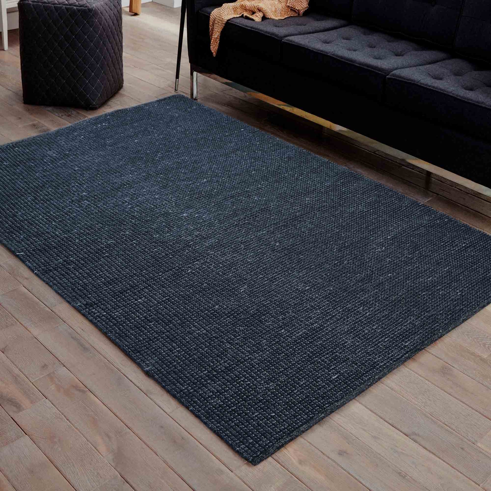 Woven Black-Rug-The Rug Co-155x225-Prime Furniture