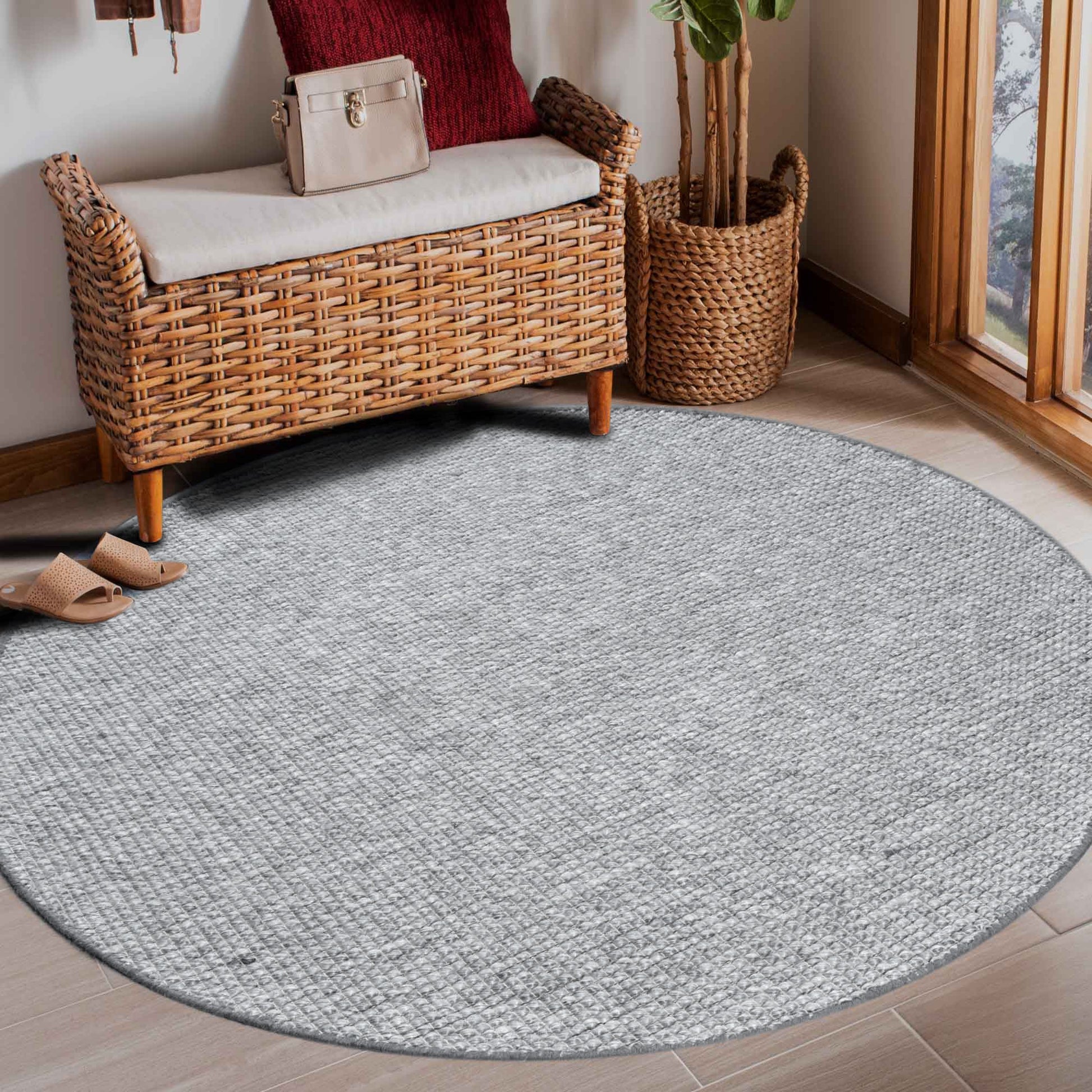 Woven Grey-Rug-The Rug Co-155x225-Prime Furniture