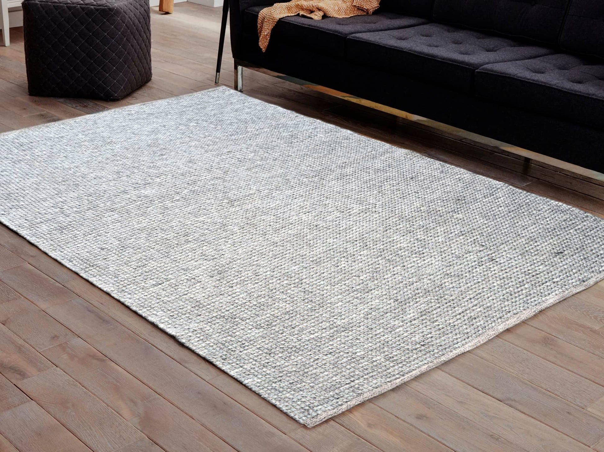 Woven Light Grey-Rug-The Rug Co-155x225-Prime Furniture