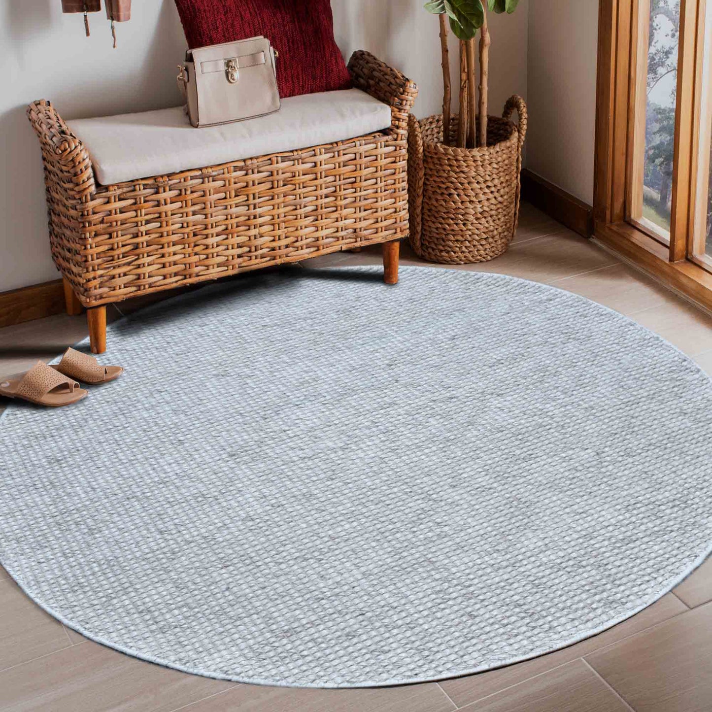 Woven Light Grey-Rug-The Rug Co-155x225-Prime Furniture