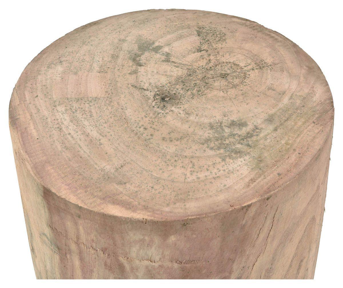 HG Living Bukit Wooden Round Stool/Side Table Natural ZW74-Bed Sides-HG Living-Prime Furniture