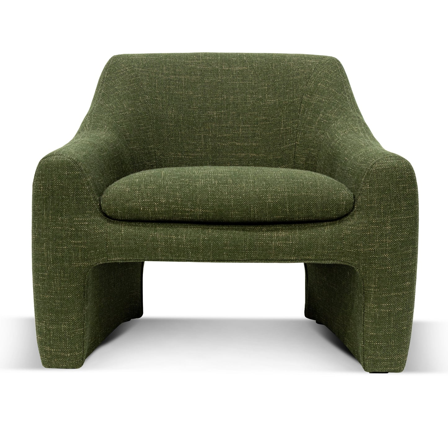 Fabric Armchair - Khaki Green-Arm Chairs-Calibre-Prime Furniture