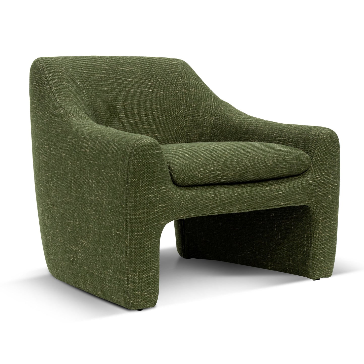 Fabric Armchair - Khaki Green-Arm Chairs-Calibre-Prime Furniture