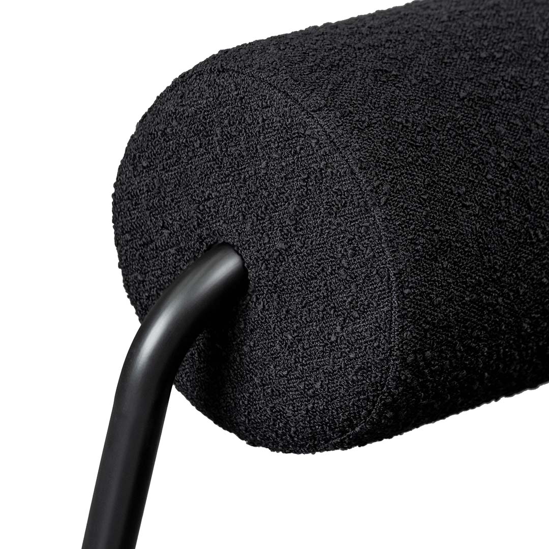 Lounge Chair - Black Boucle-Lounge Chair-Calibre-Prime Furniture