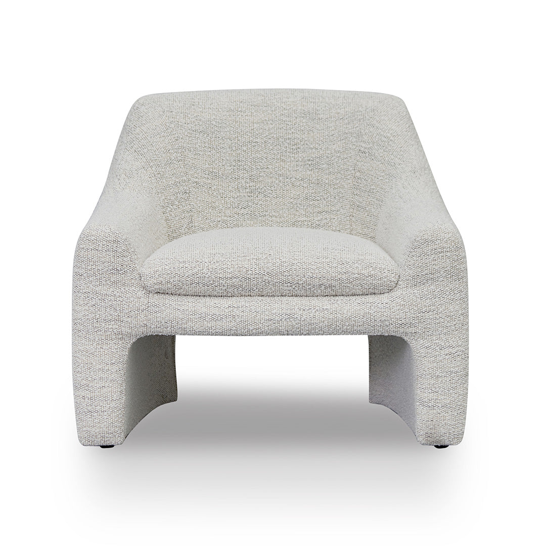 Fabric Armchair - Fog Grey-Calibre-Prime Furniture