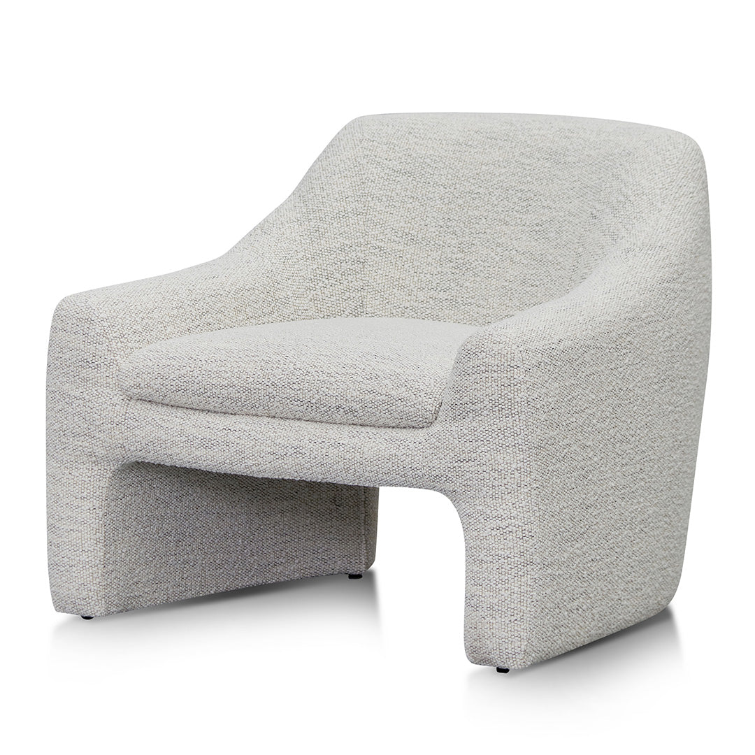 Fabric Armchair - Fog Grey-Calibre-Prime Furniture