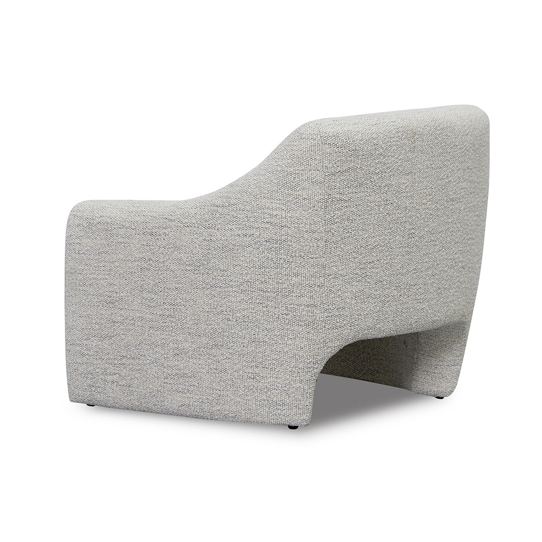 Fabric Armchair - Fog Grey-Calibre-Prime Furniture