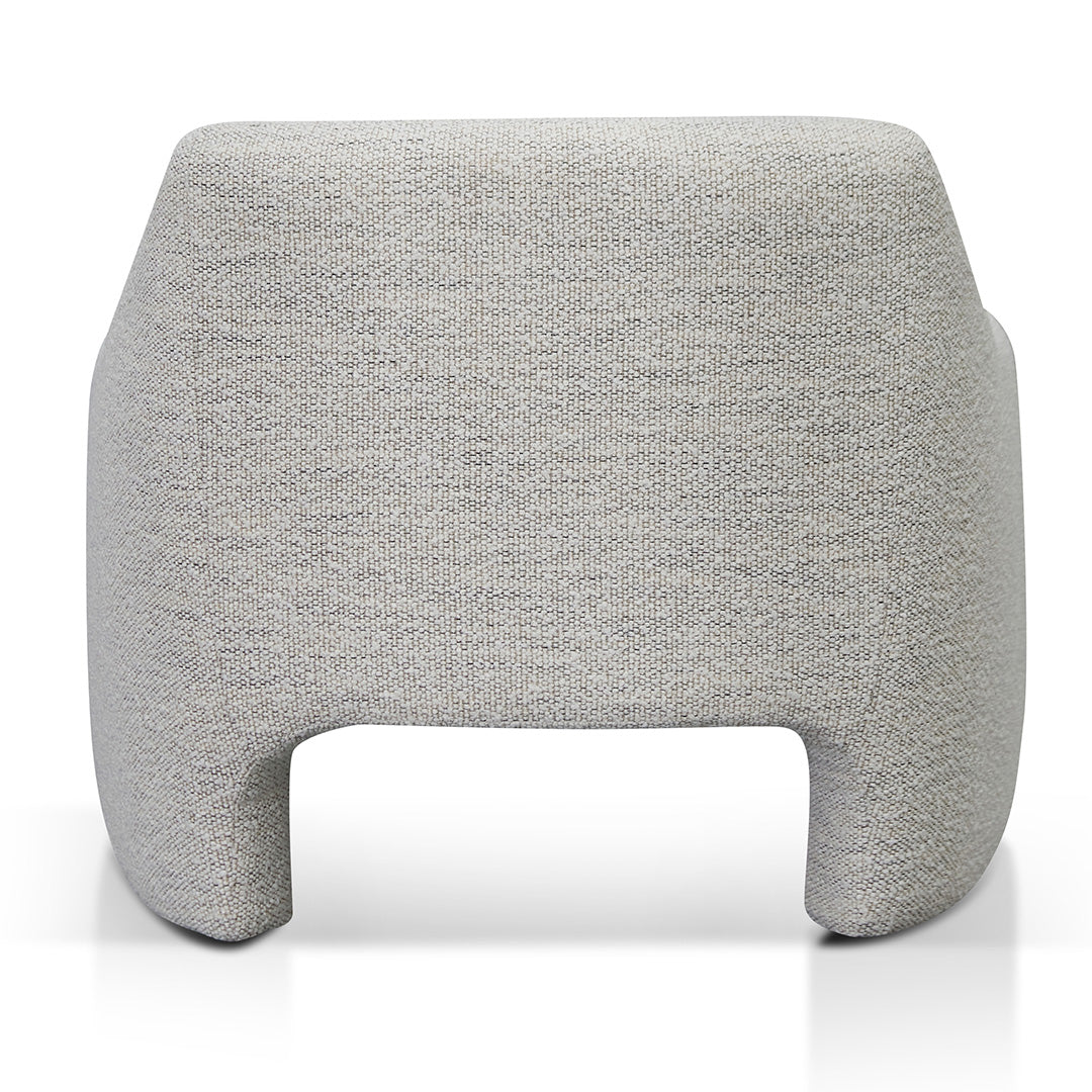 Fabric Armchair - Fog Grey-Calibre-Prime Furniture