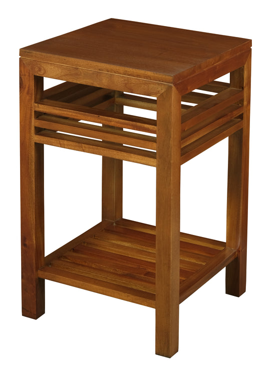 Holland Lamp Table (Light Pecan)-Side Table-Centrum Furniture-Prime Furniture