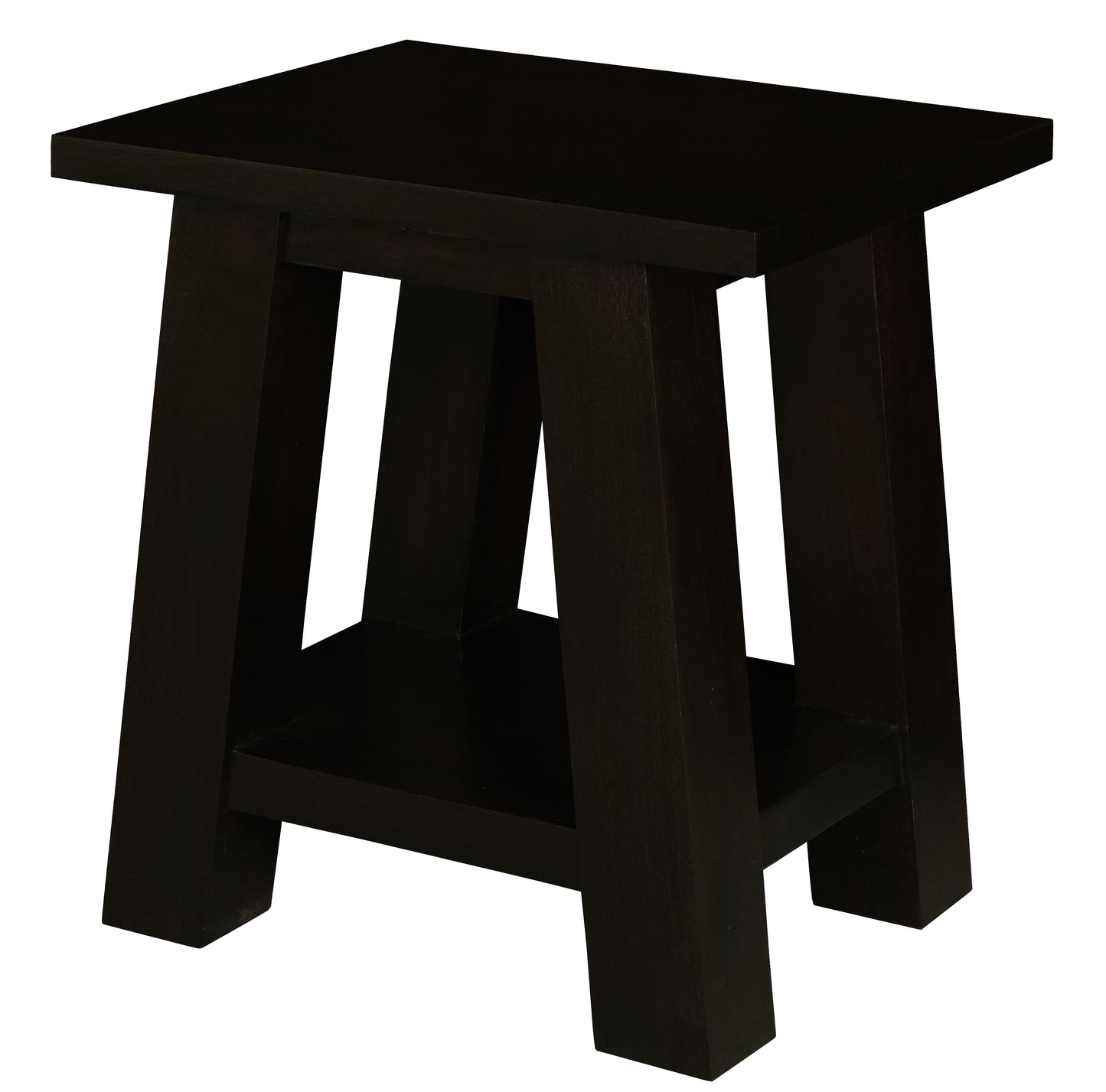 Tokyo Lamp Table (Chocolate)-Side Table-Centrum Furniture-Prime Furniture