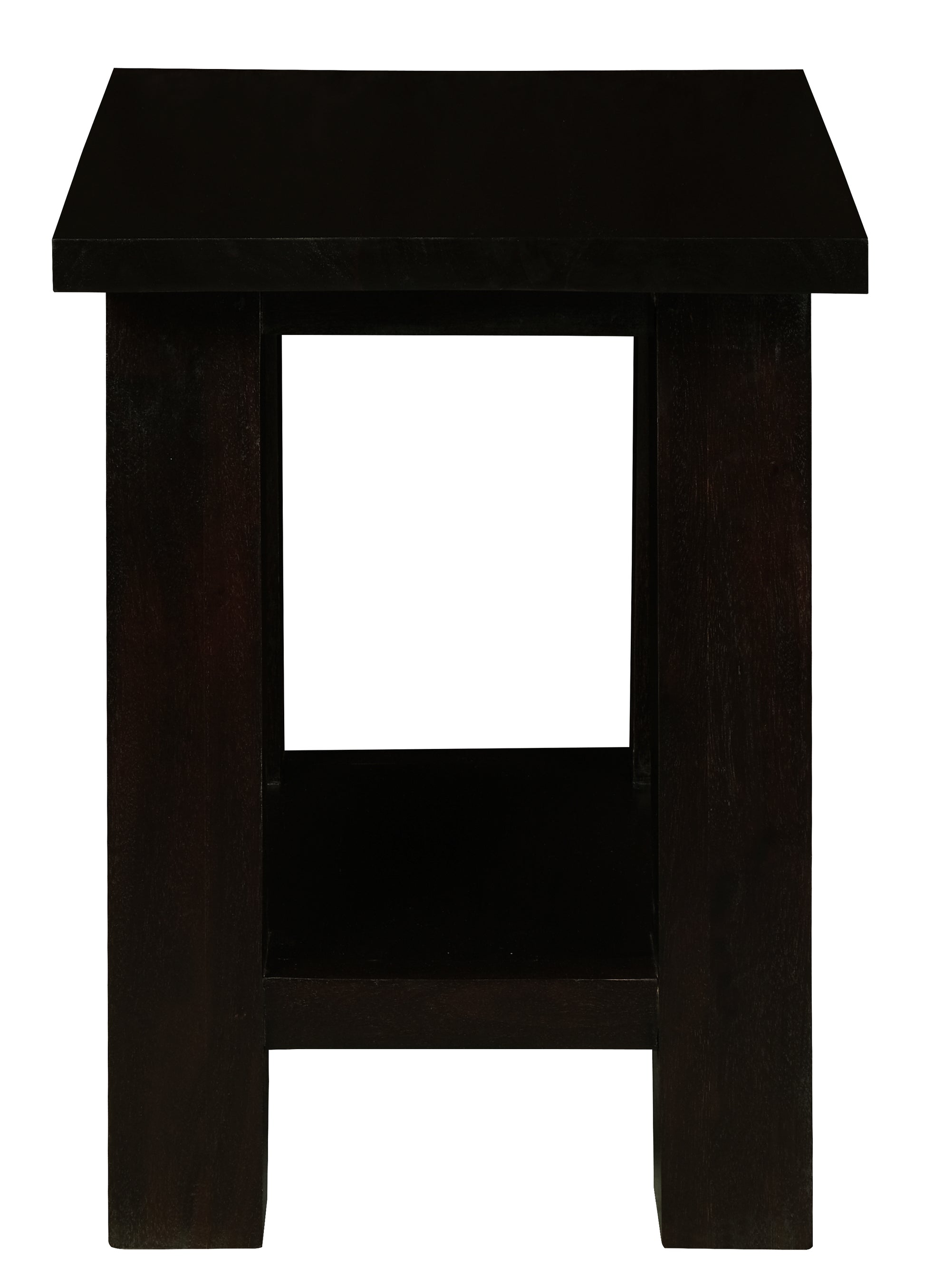 Tokyo Lamp Table (Chocolate)-Side Table-Centrum Furniture-Prime Furniture