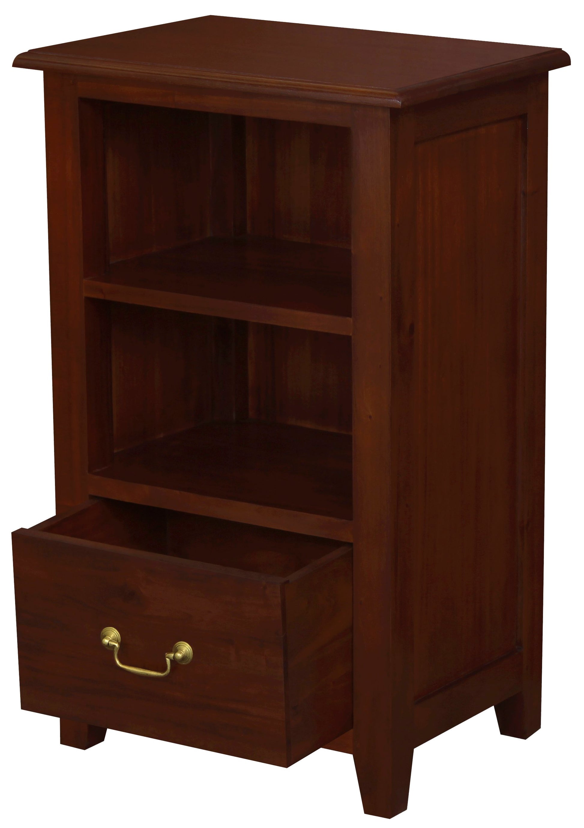 Tasmania 1 Drawer Lamp Table (Mahogany)-Side Table-Centrum Furniture-Prime Furniture