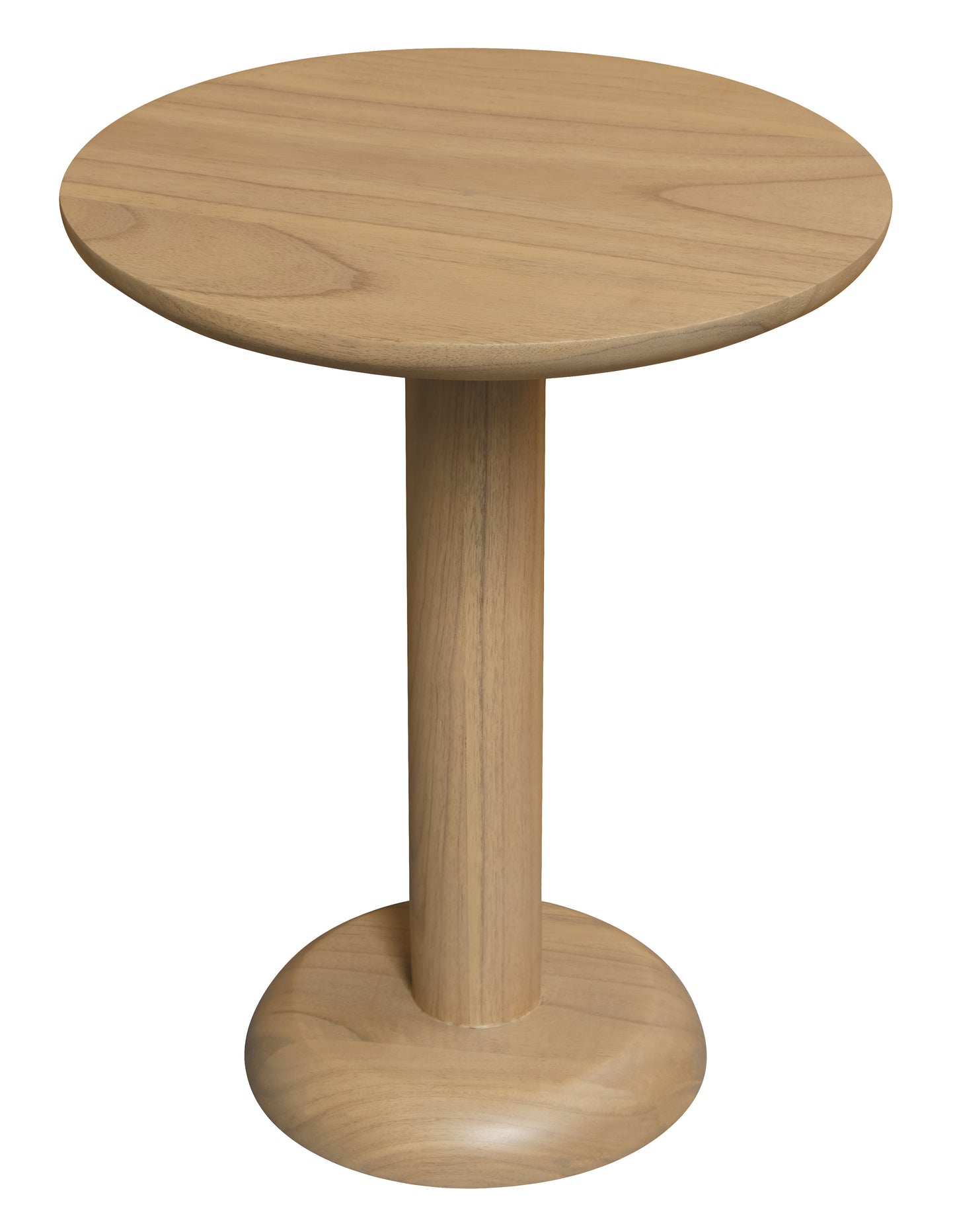 Oslo Round Lamp Table (Natural)-Side Table-Centrum Furniture-Prime Furniture