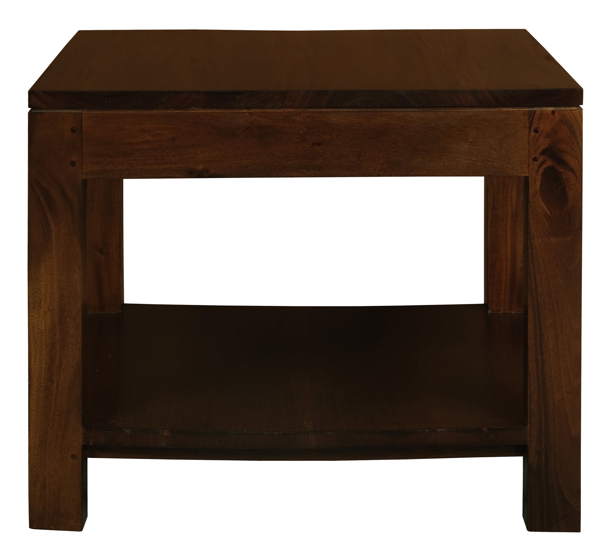 Amsterdam Side Table 60 x 60 cm (Mahogany)-Side Table-Centrum Furniture-Prime Furniture