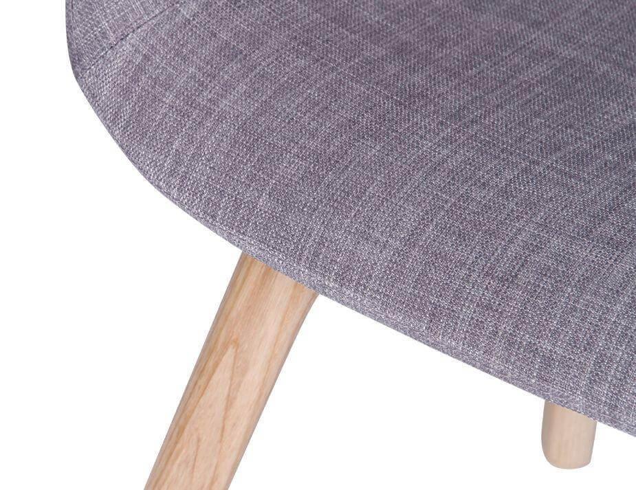 Level Lonsdale Arm Chair - Natural - Grey Fabric B100090044-Chair-Level-Prime Furniture