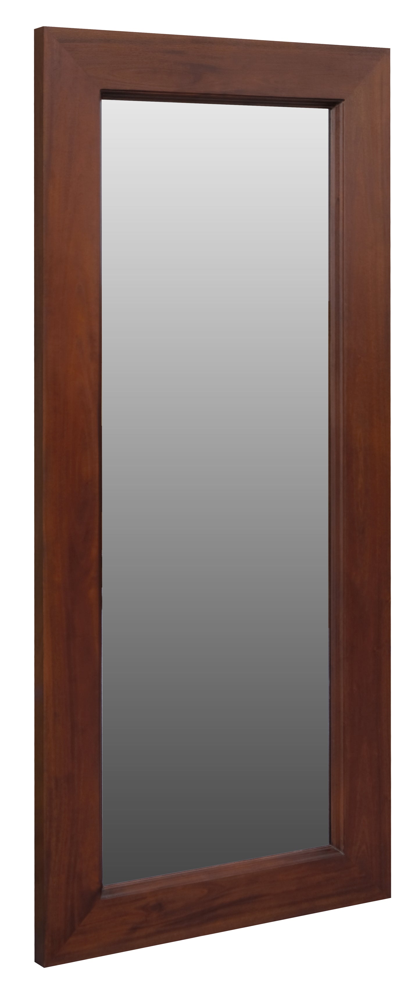 Manhattan Solid Timber Frame Wall Mirror (Mahogany)-Mirrors-Centrum Furniture-Prime Furniture