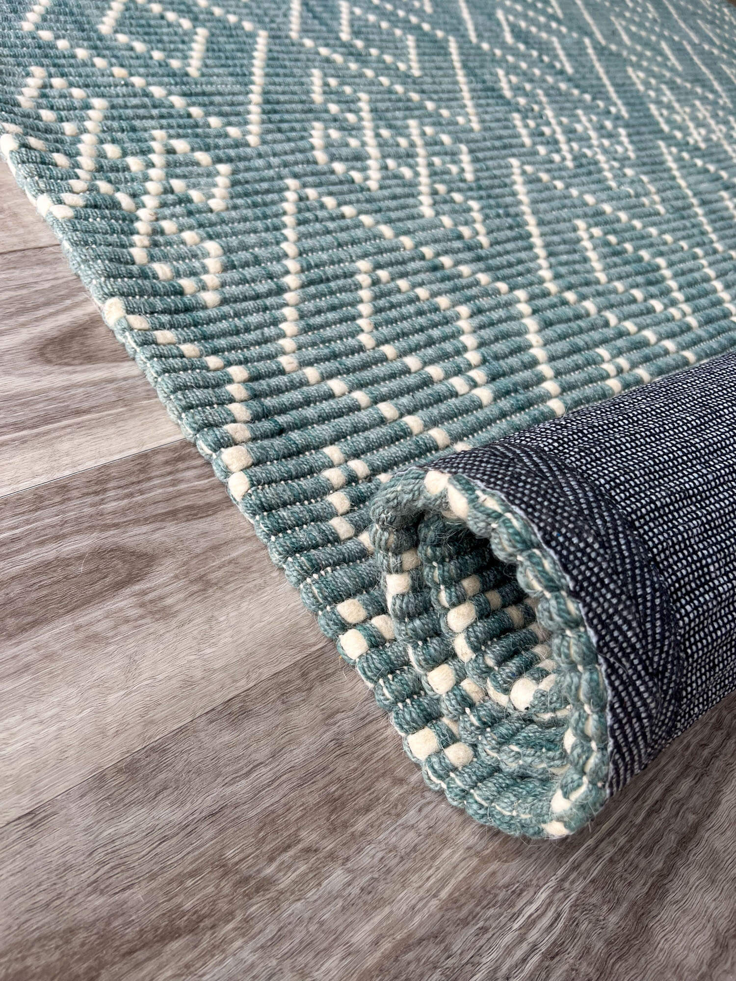 Montage Teal-Rug-The Rug Co-155x225-Prime Furniture