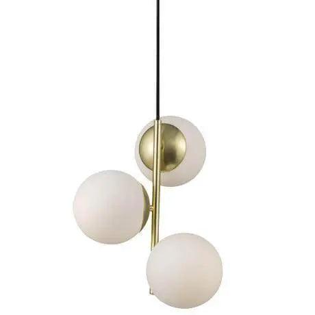 Nordlux Lilly Pendant Brass/opal-Pendant-Form Lighting-Prime Furniture