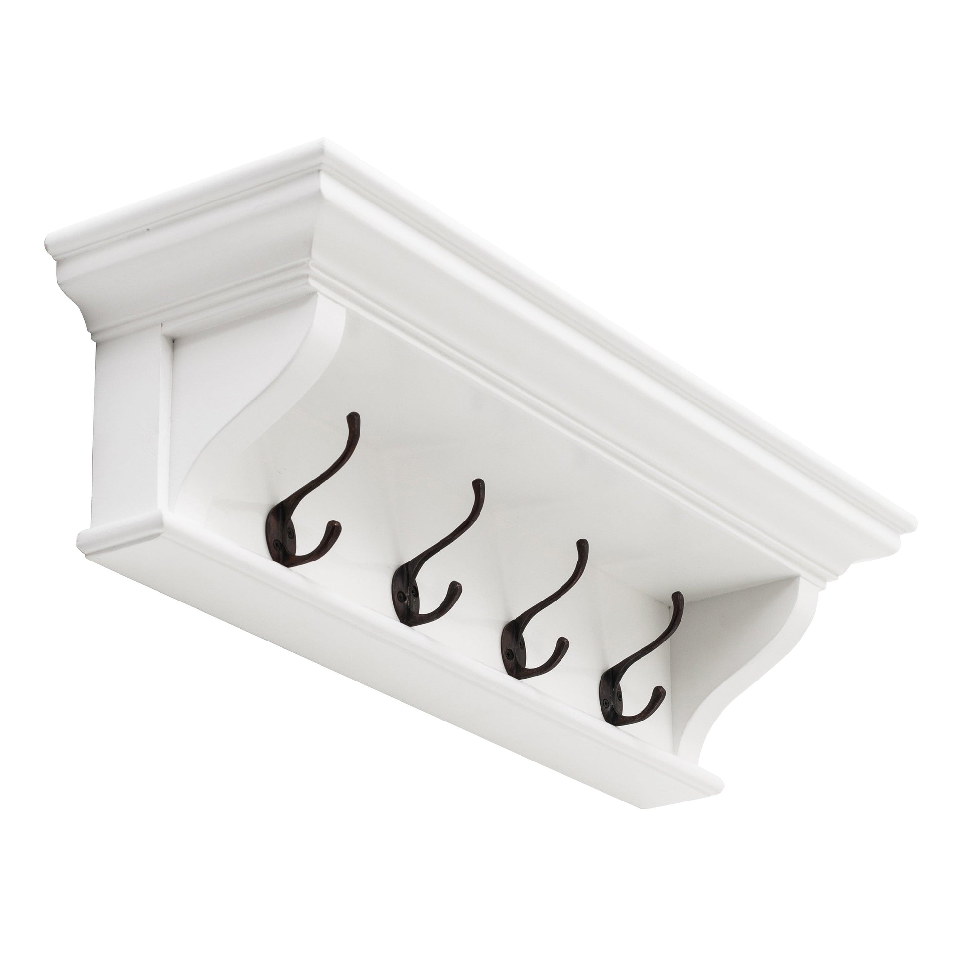 NovaSolo 4 Hook Coat Rack 70cm D168-Coat Rack-NovaSolo-Prime Furniture