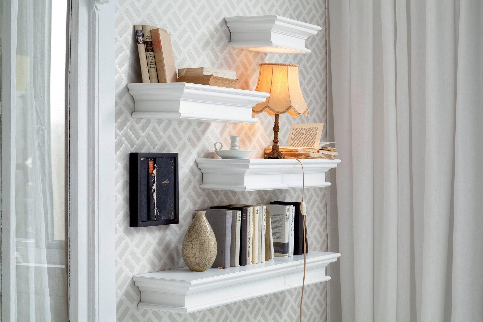 NovaSolo Floating Wall Shelf, Extra Long D166-Wall Shelf-NovaSolo-Prime Furniture