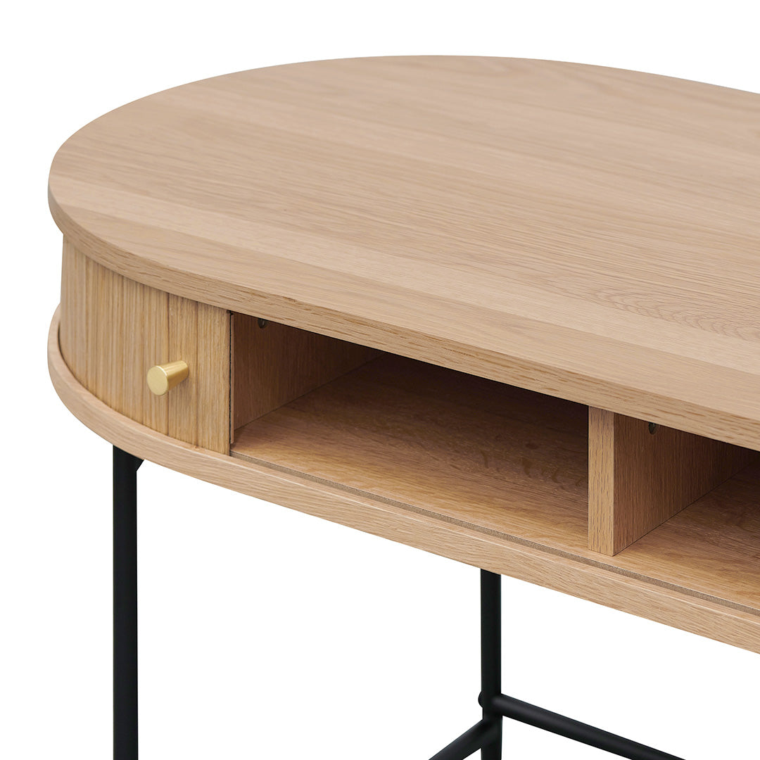 1.2m Home Office Desk - Natural-Office Desks-Calibre-Prime Furniture