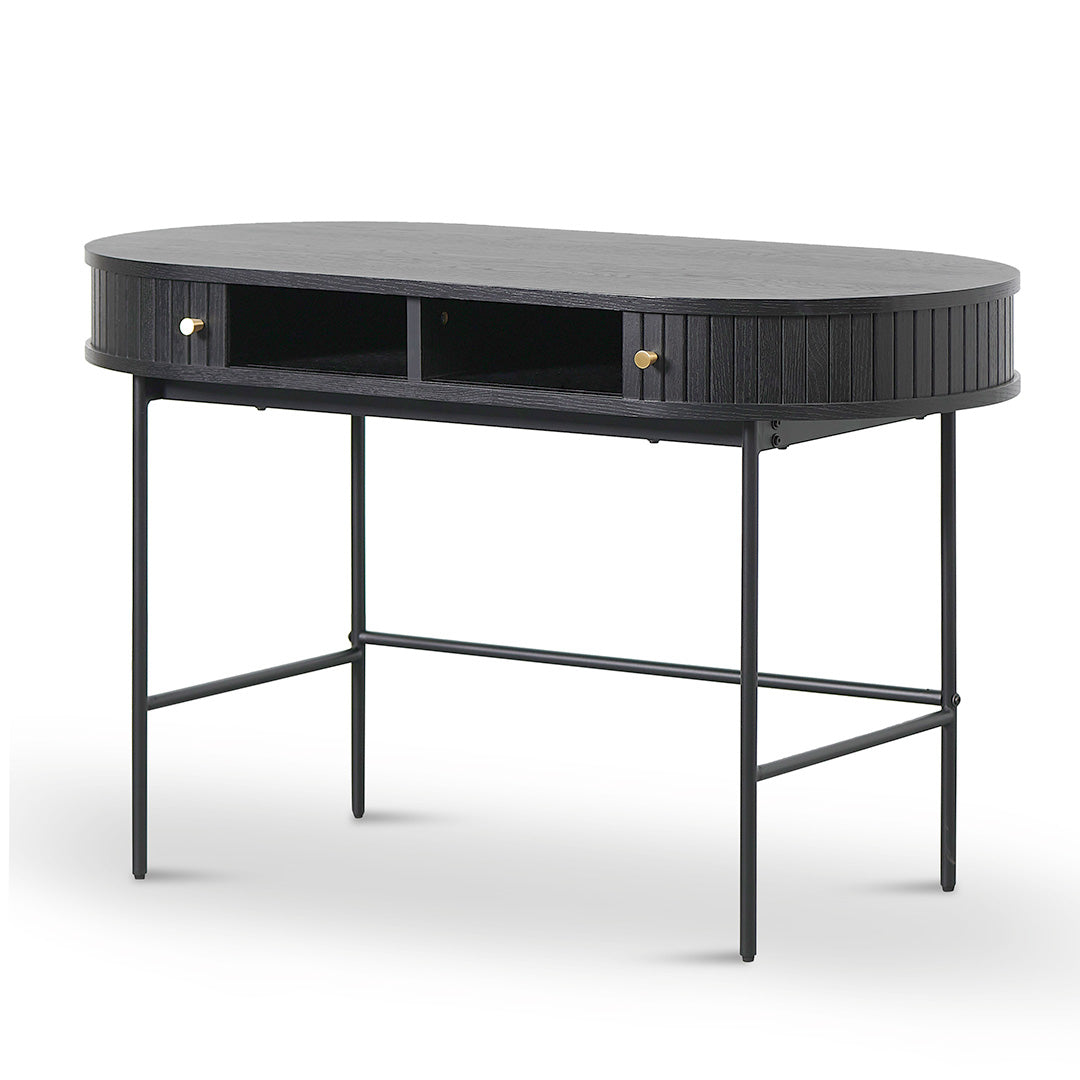 1.2m Home Office Desk - Full Black-Office Desks-Calibre-Prime Furniture