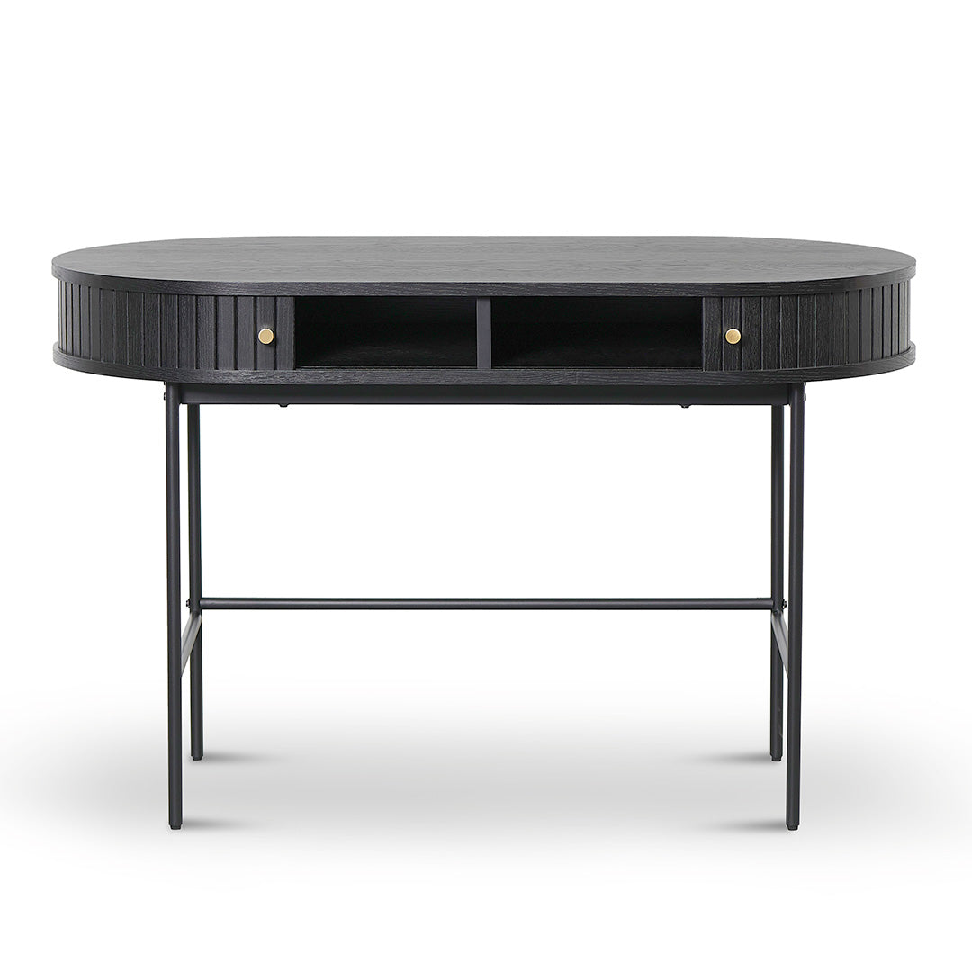 1.2m Home Office Desk - Full Black-Office Desks-Calibre-Prime Furniture