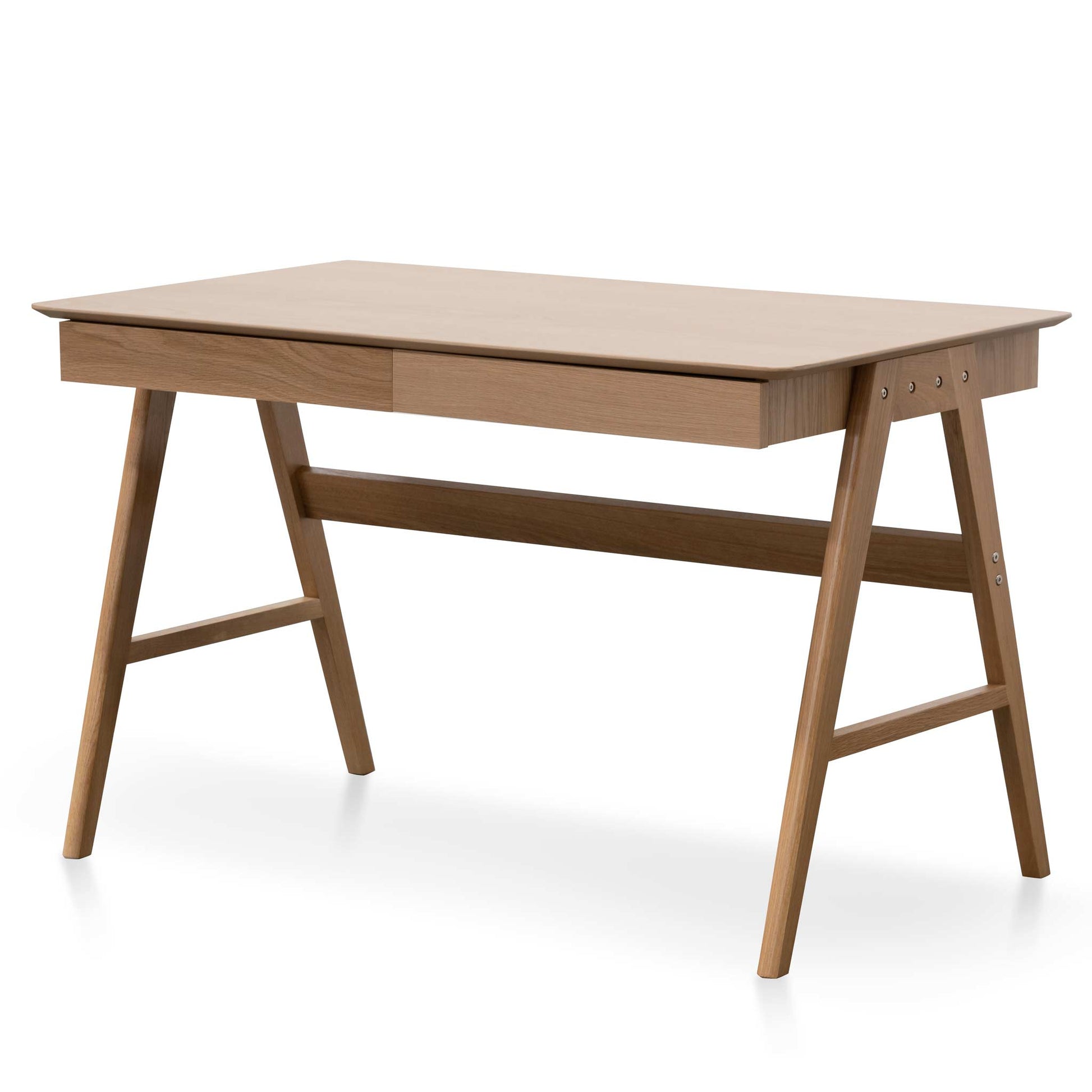 1.2m Wooden Office Desk - Natural-Office Desks-Calibre-Prime Furniture