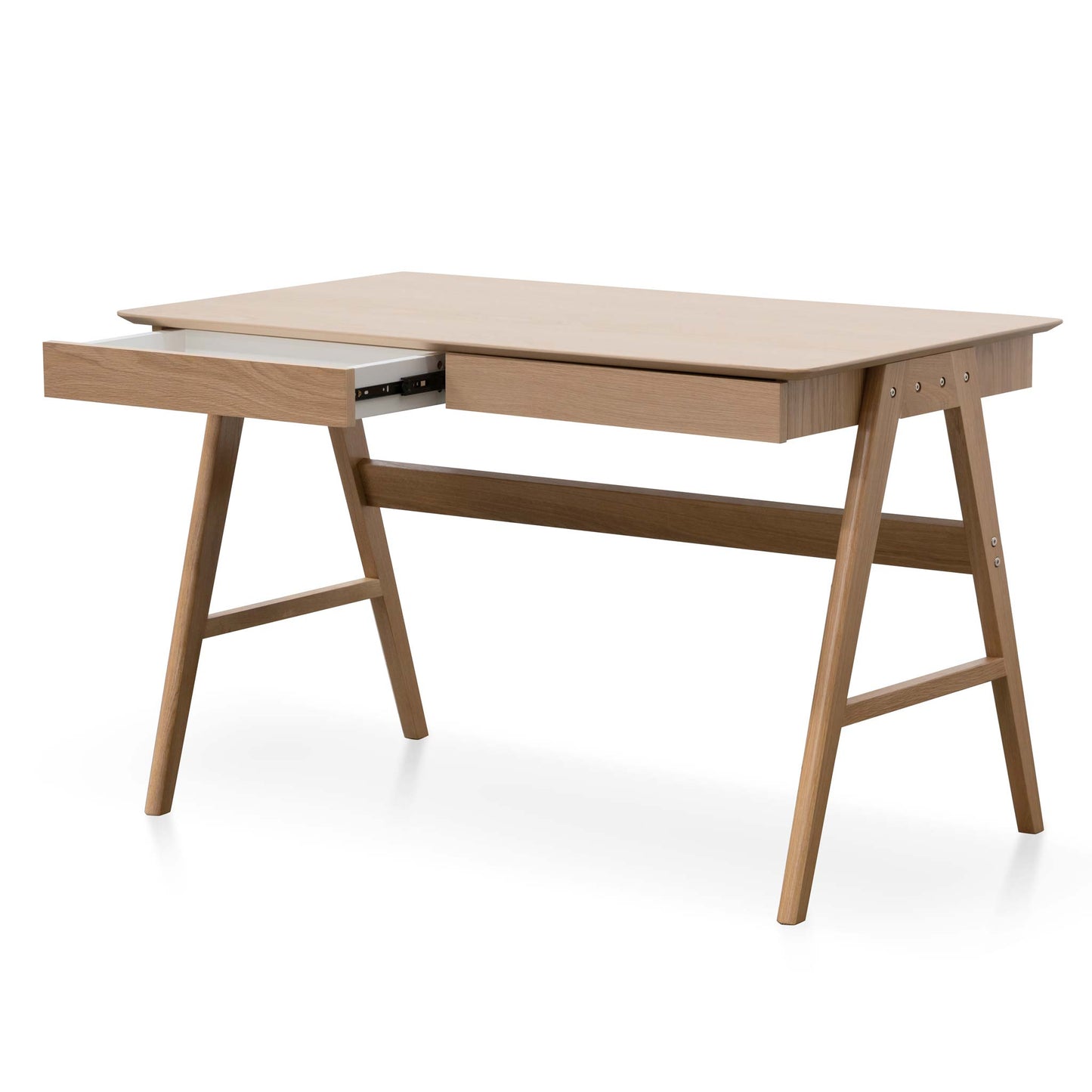 1.2m Wooden Office Desk - Natural-Office Desks-Calibre-Prime Furniture