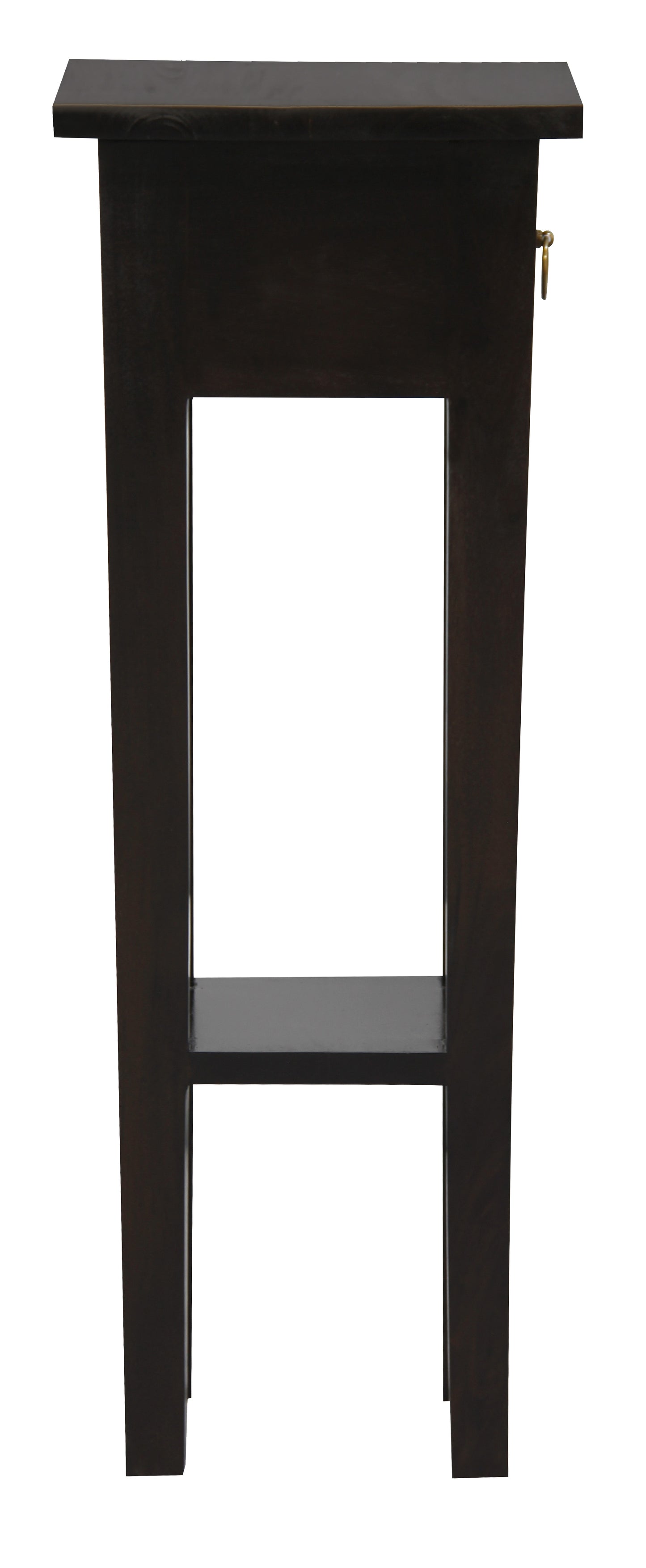 Tasmania 1 Drawer Plant Stand (Chocolate)-Plant Stands & Decor-Centrum Furniture-Prime Furniture