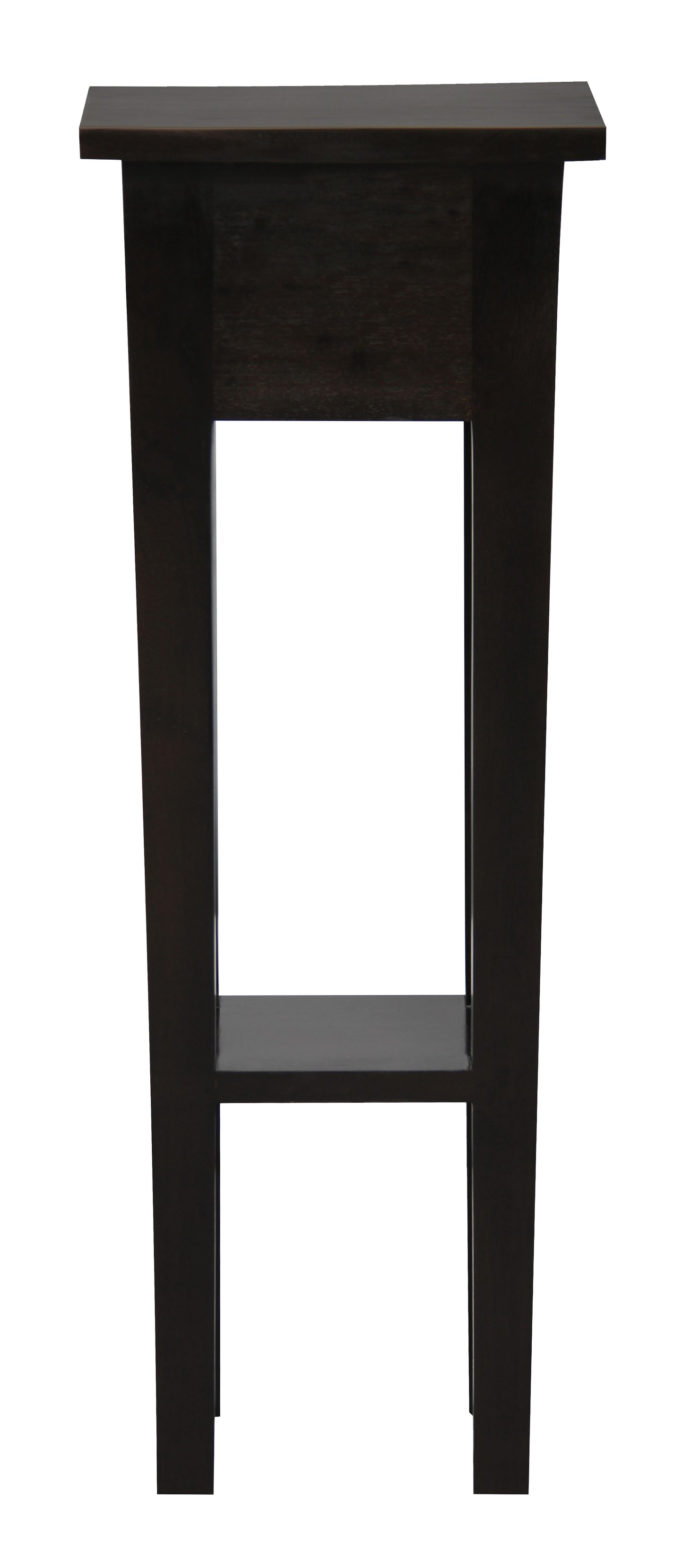 Tasmania 1 Drawer Plant Stand (Chocolate)-Plant Stands & Decor-Centrum Furniture-Prime Furniture