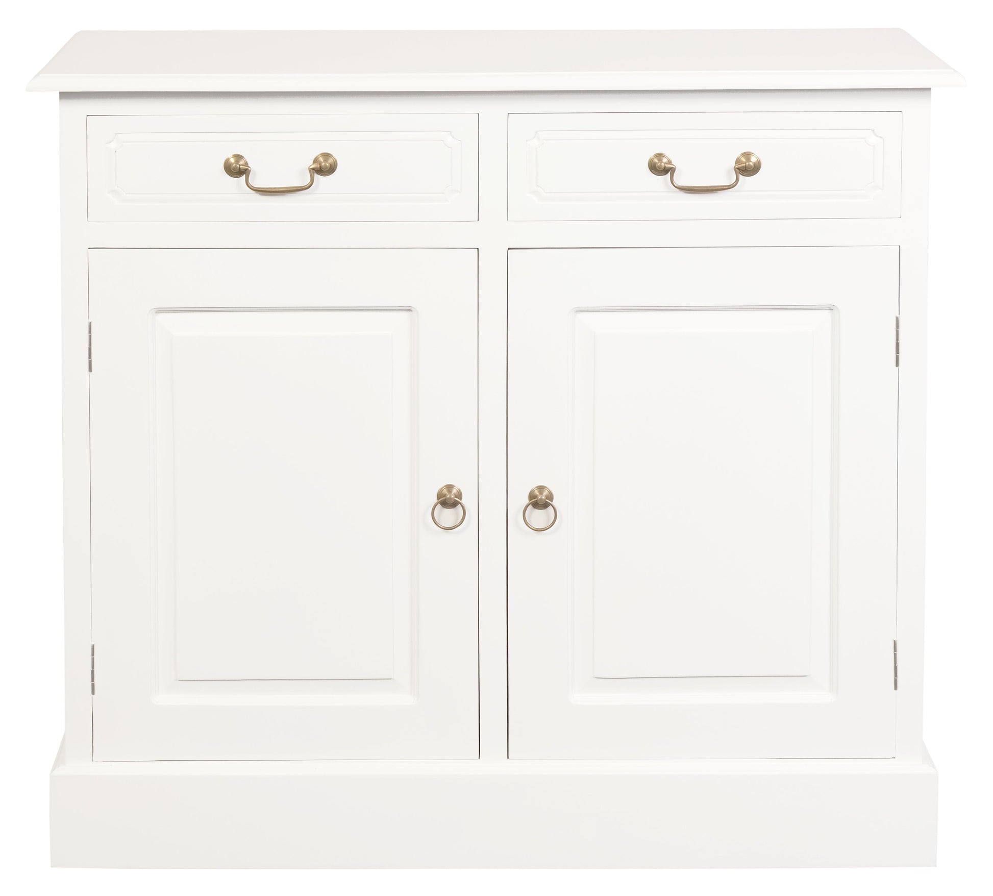 Tasmania 2 Door 2 Drawer Entertainment Unit (White)-Entertainment Unit-Centrum Furniture-Prime Furniture