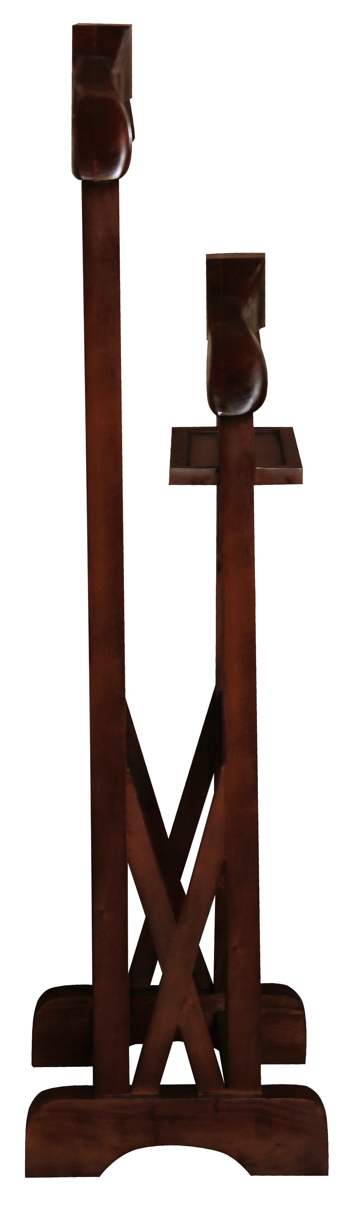 Nueva Double Vallet (Mahogany)-Coat Racks & Stands-Centrum Furniture-Prime Furniture