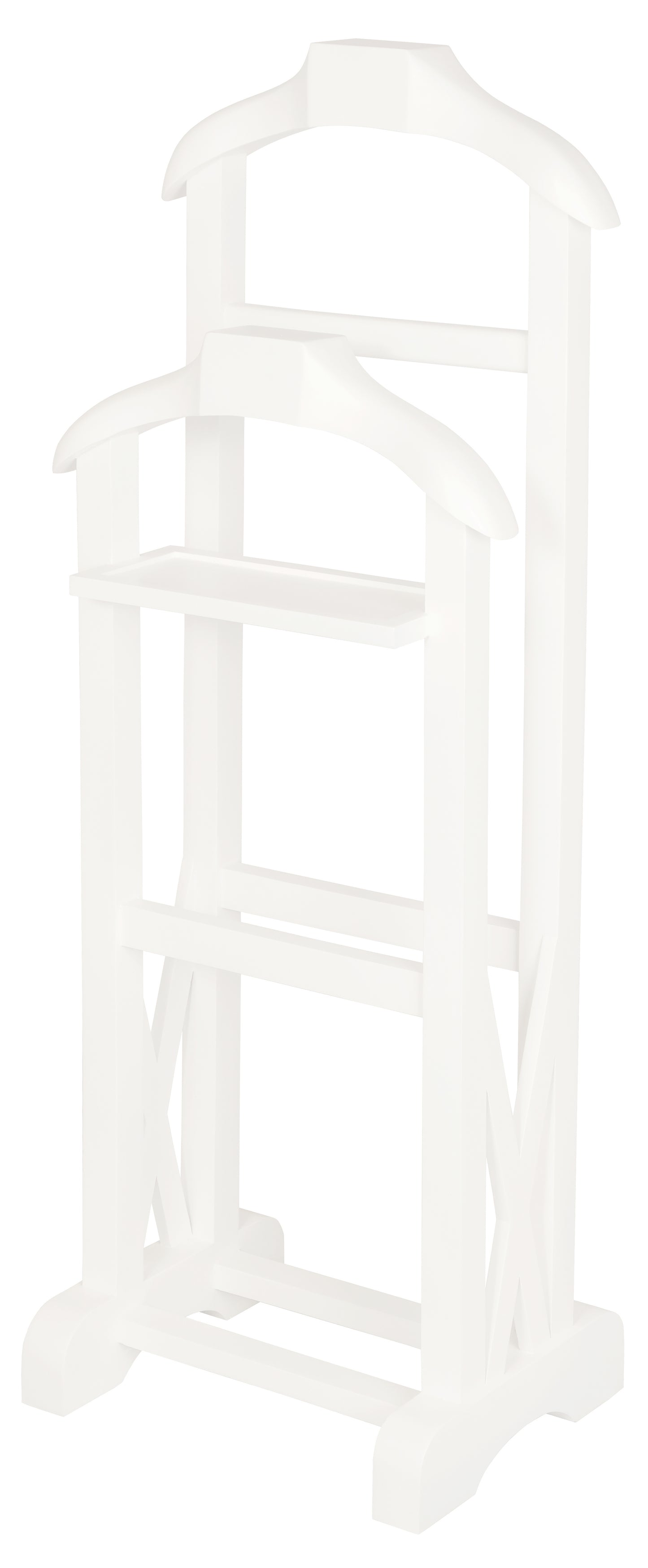 Nueva Double Vallet (White)-Coat Racks & Stands-Centrum Furniture-Prime Furniture