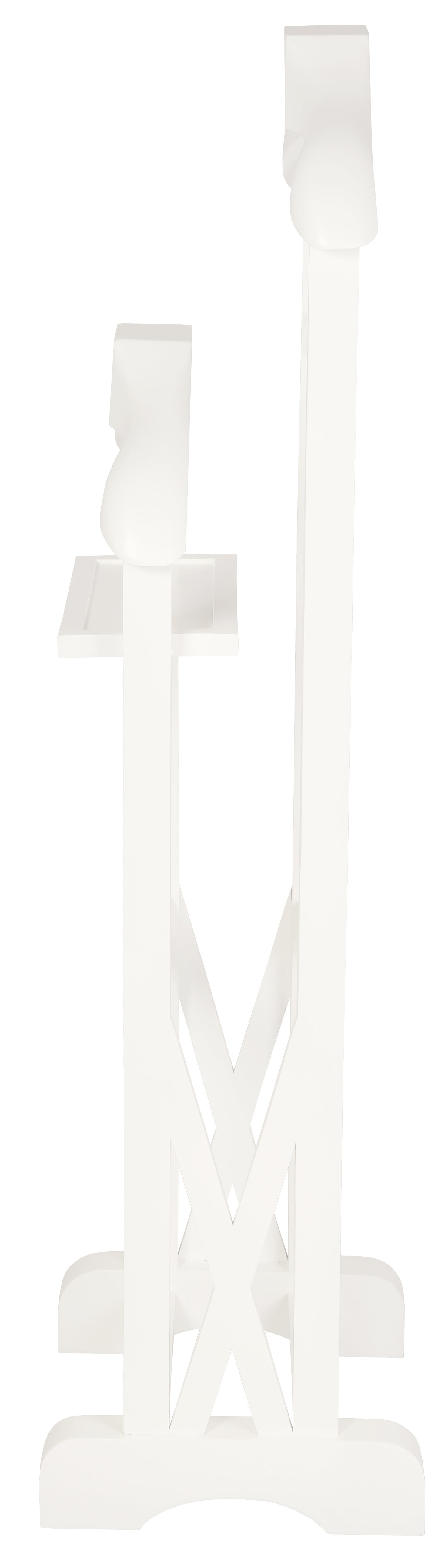 Nueva Double Vallet (White)-Coat Racks & Stands-Centrum Furniture-Prime Furniture