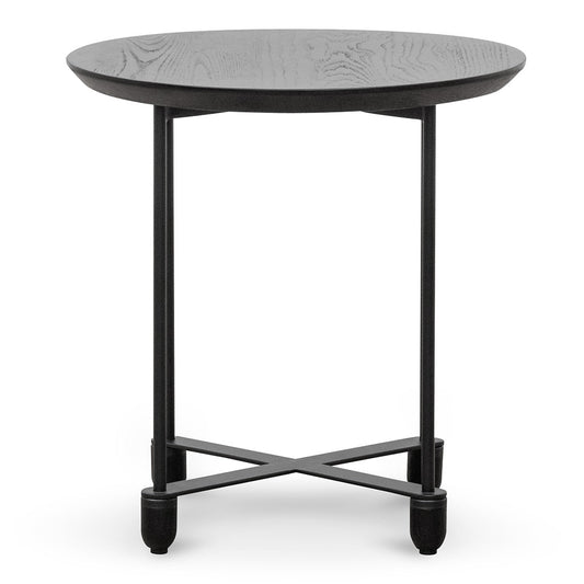 Wooden Top Side Table - Full Black-Side Table-Calibre-Prime Furniture